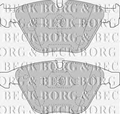 Тормозные колодки BORG & BECK BBP1894