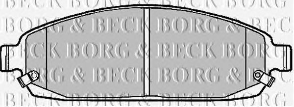 Тормозные колодки BORG & BECK BBP1911