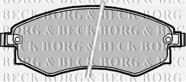 Гальмівні колодки BORG & BECK BBP1913