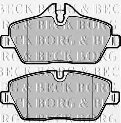 Тормозные колодки BORG & BECK BBP1926