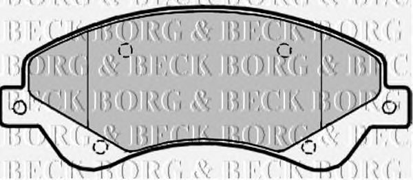 Гальмівні колодки BORG & BECK BBP1965