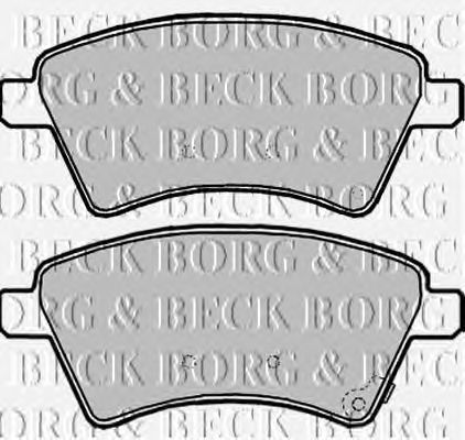 Тормозные колодки BORG & BECK BBP1968