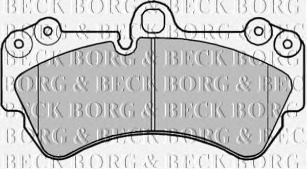 Тормозные колодки BORG & BECK BBP1973