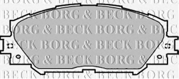 Тормозные колодки BORG & BECK BBP1991