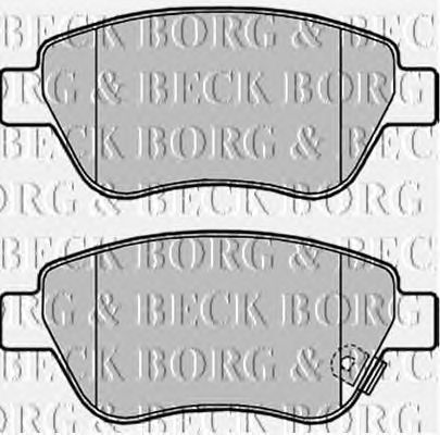 Тормозные колодки BORG & BECK BBP2000
