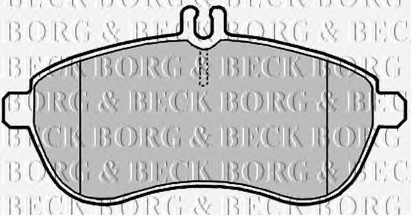 Тормозные колодки BORG & BECK BBP2008