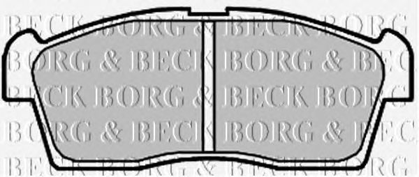 Тормозные колодки BORG & BECK BBP2009
