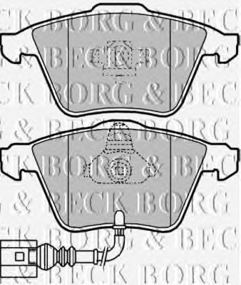 Тормозные колодки BORG & BECK BBP2012
