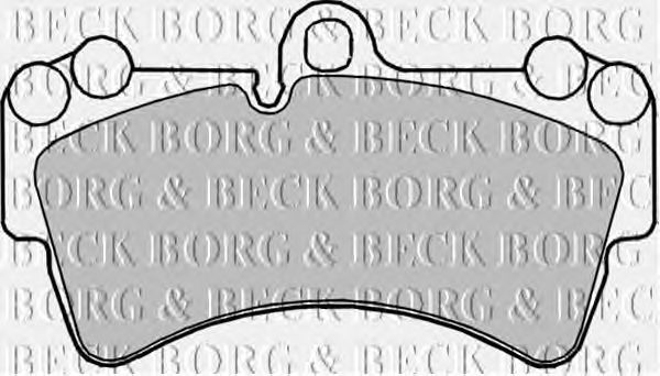 Тормозные колодки BORG & BECK BBP2236