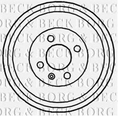 Тормозной барабан BORG & BECK BBR7121