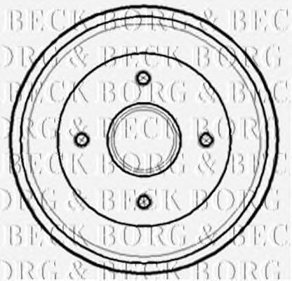 Тормозной барабан BORG & BECK BBR7141