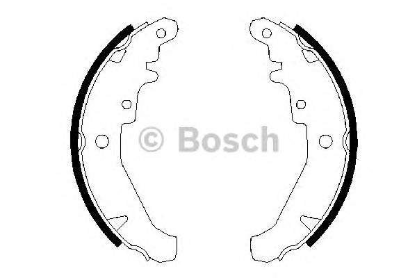 Гальмівні колодки BOSCH 0 986 487 630