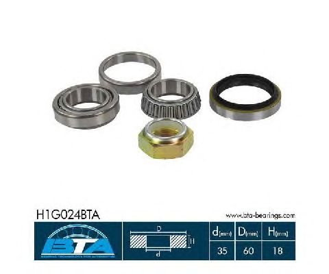 Ступичный подшипник BTA H1G024BTA