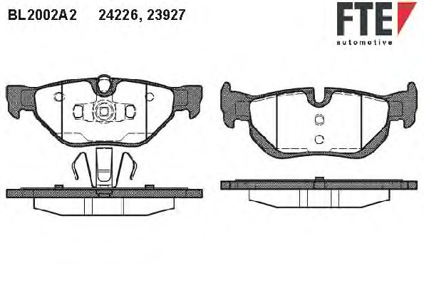 Тормозные колодки FTE BL2002A2