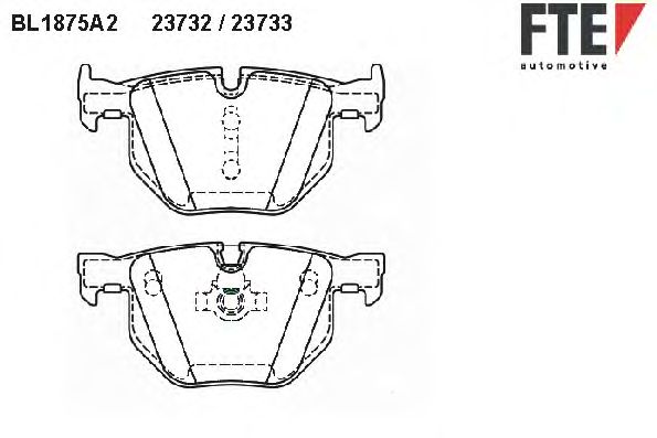 Гальмівні колодки FTE BL1875A2