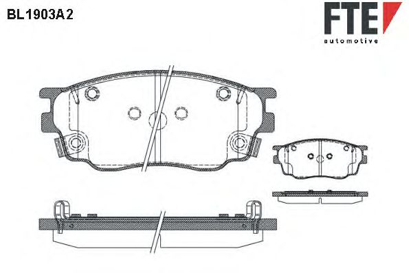 Тормозные колодки FTE BL1903A2