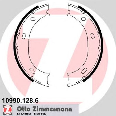 Тормозные колодки ручника ZIMMERMANN 10990.128.6