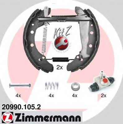 Тормозные колодки ZIMMERMANN 20990.105.2