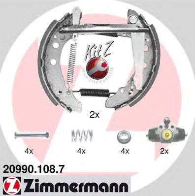Тормозные колодки ZIMMERMANN 20990.108.7