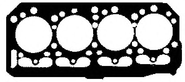 Прокладка головки блока цилиндров (ГБЦ) GLASER H01014-00