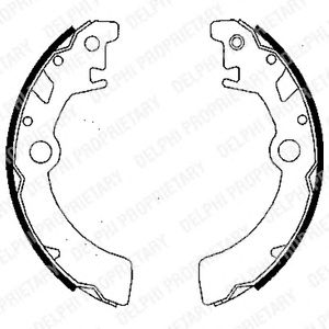 Тормозные колодки DELPHI LS1846