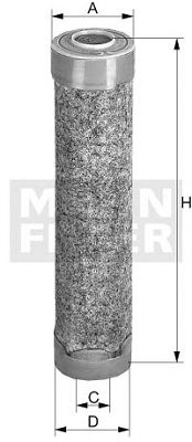 Фильтр добавочного воздуха MANN-FILTER CF 100