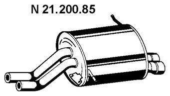 Глушитель EBERSPACHER 21.200.85