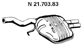 Глушитель EBERSPACHER 21.703.83
