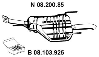 Глушник EBERSPÄCHER 08.200.85