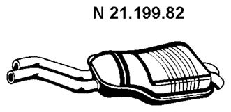 Глушитель EBERSPACHER 21.199.82