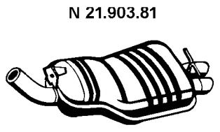 Глушитель EBERSPACHER 21.903.81