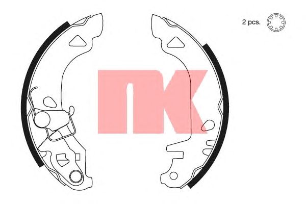 Тормозные колодки NK 2723547