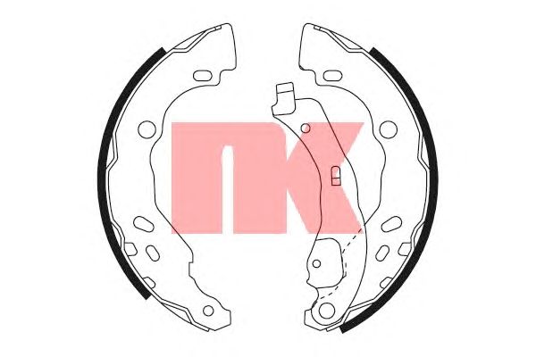 Тормозные колодки NK 2739690