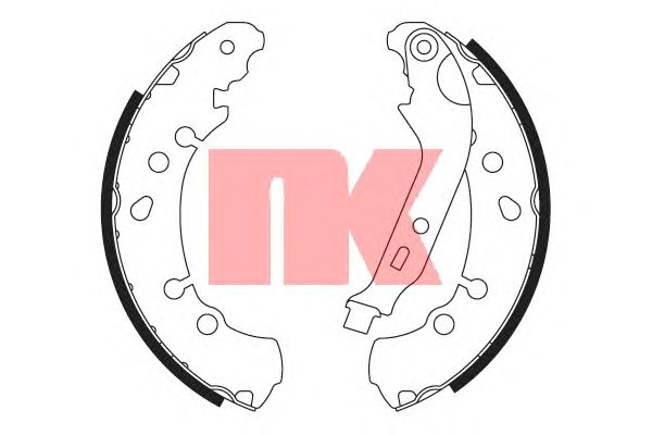 Тормозные колодки NK 2745781