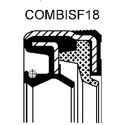 Сальник диференціала CORTECO 12015709B