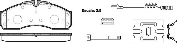 Тормозные колодки REMSA 0651.22
