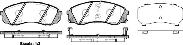 Тормозные колодки REMSA 1291.02