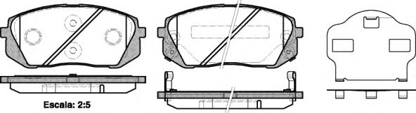 Тормозные колодки REMSA 1302.02