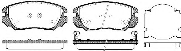 Тормозные колодки REMSA 1385.02