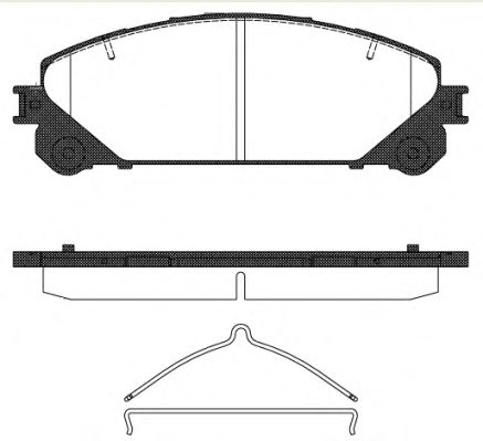 Тормозные колодки REMSA 1312.00