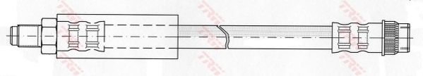 Тормозной шланг TRW PHB403