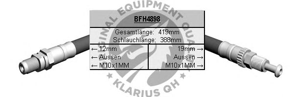 Тормозной шланг QH International BFH4898