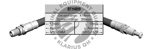 Тормозной шланг QH International BFH4899