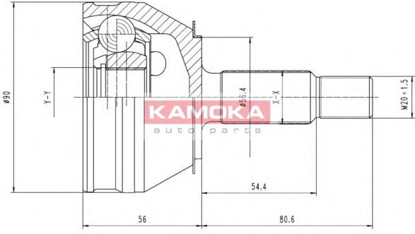 Комплект ШРКШ KAMOKA 6190