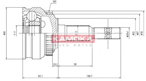 Комплект ШРКШ KAMOKA 6200