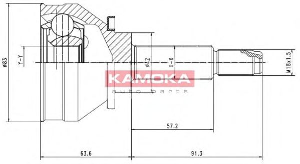 Комплект ШРКШ KAMOKA 6640