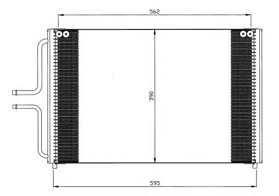 Радиатор кондиционера NRF 35533