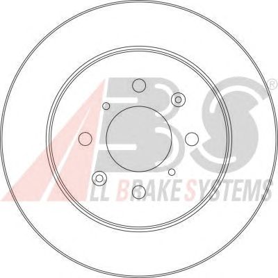 Гальмівний диск A.B.S. 17377