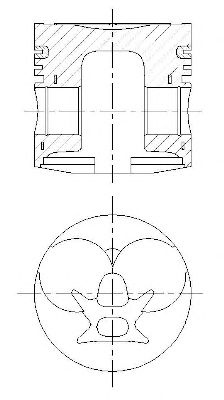 Поршень NURAL 87-170707-00