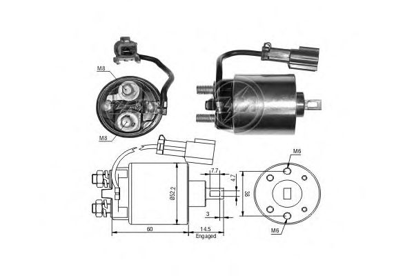 Втягивающее реле ERA ZM719
